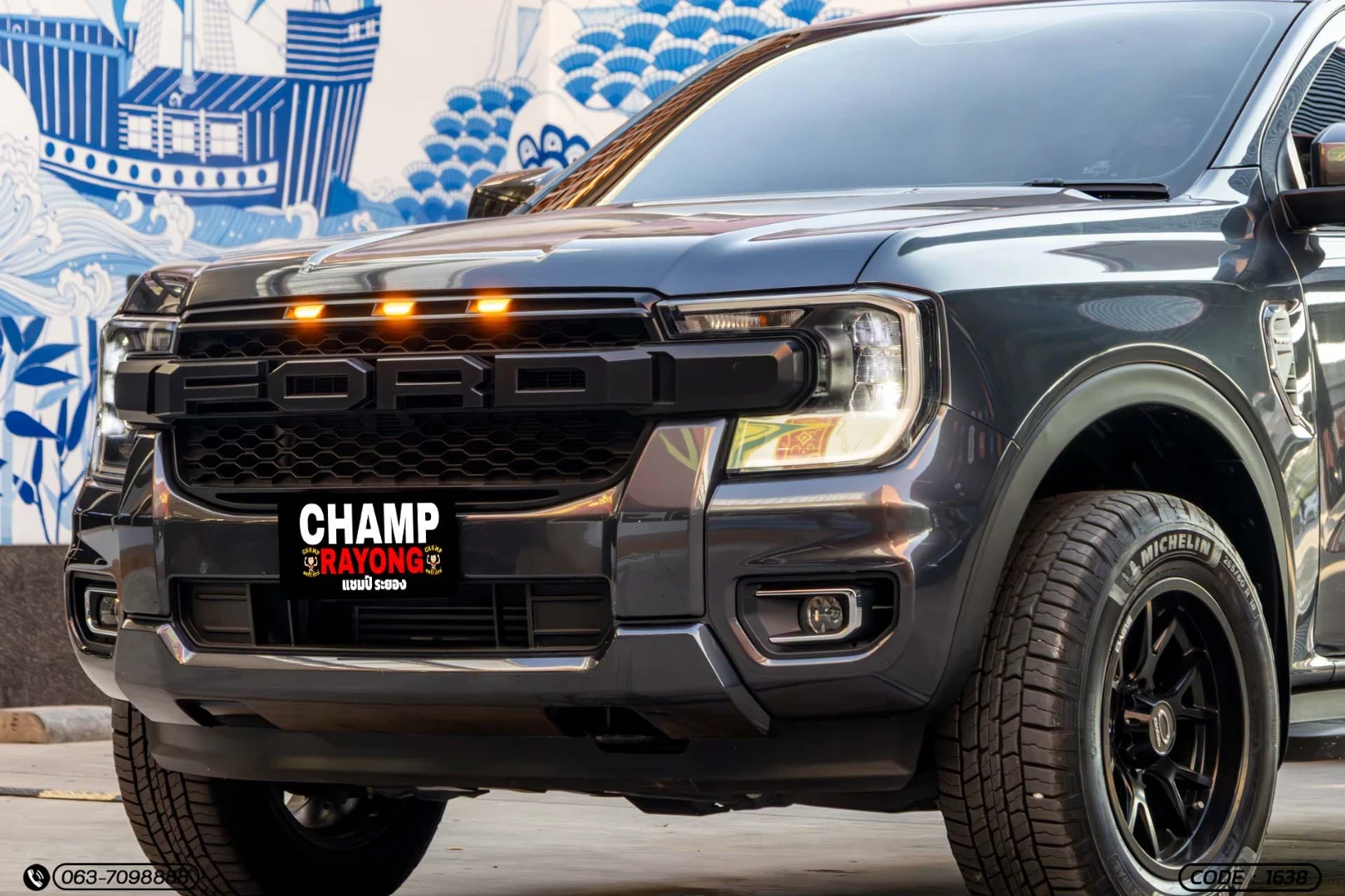 Ford RANGER ALL-NEW DOUBLE CAB 2.0 TURBO HI-RIDER SPORT (MY22) - ภาพย่อที่ 3