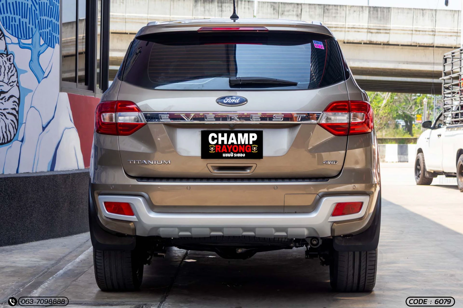 Ford EVEREST 2.0 BI-TURBO TITANIUM+ 4WD (MY18) - ภาพย่อที่ 6