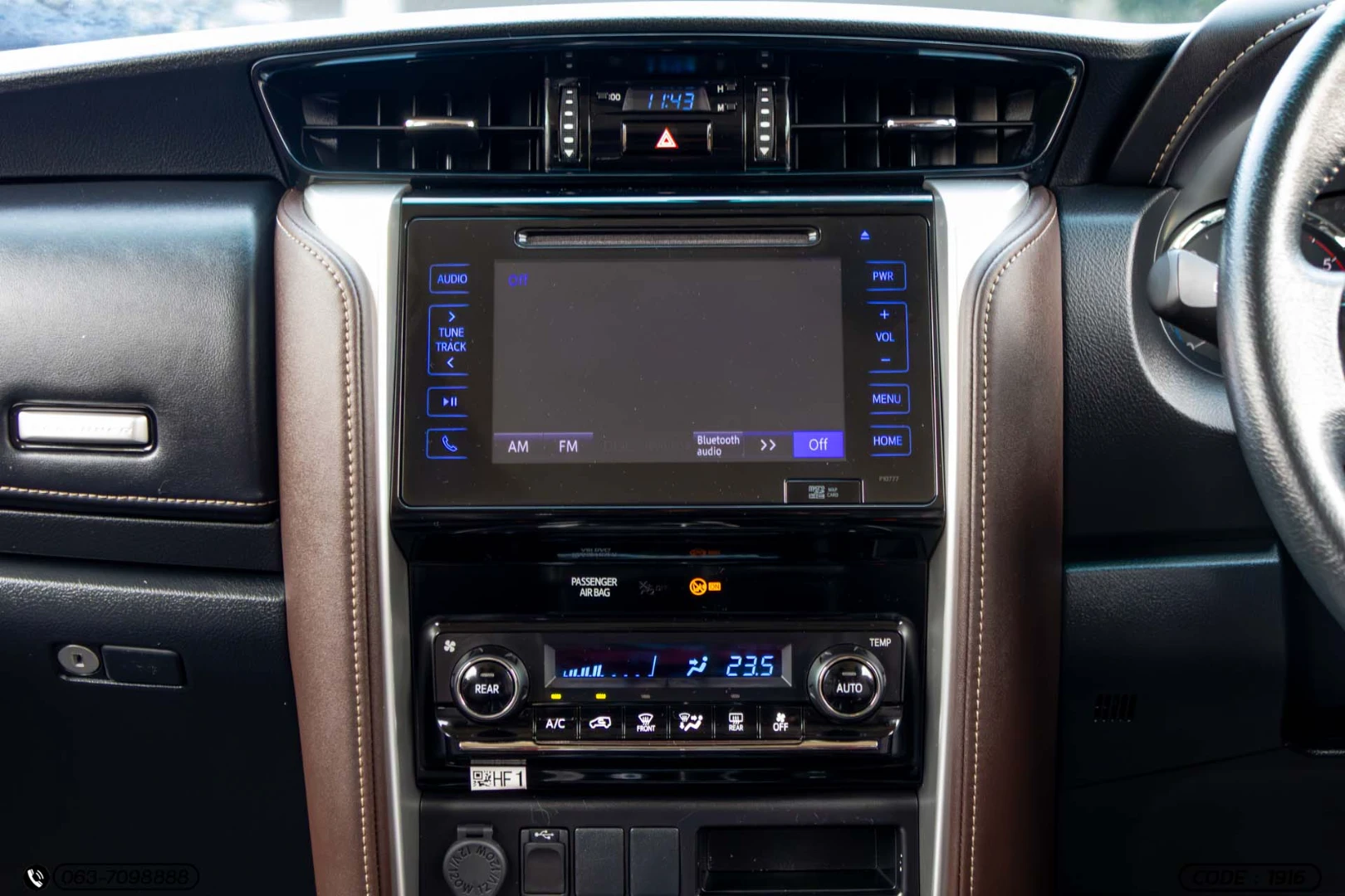 Toyota FORTUNER 2.4 V (MY20) - ภาพย่อที่ 19