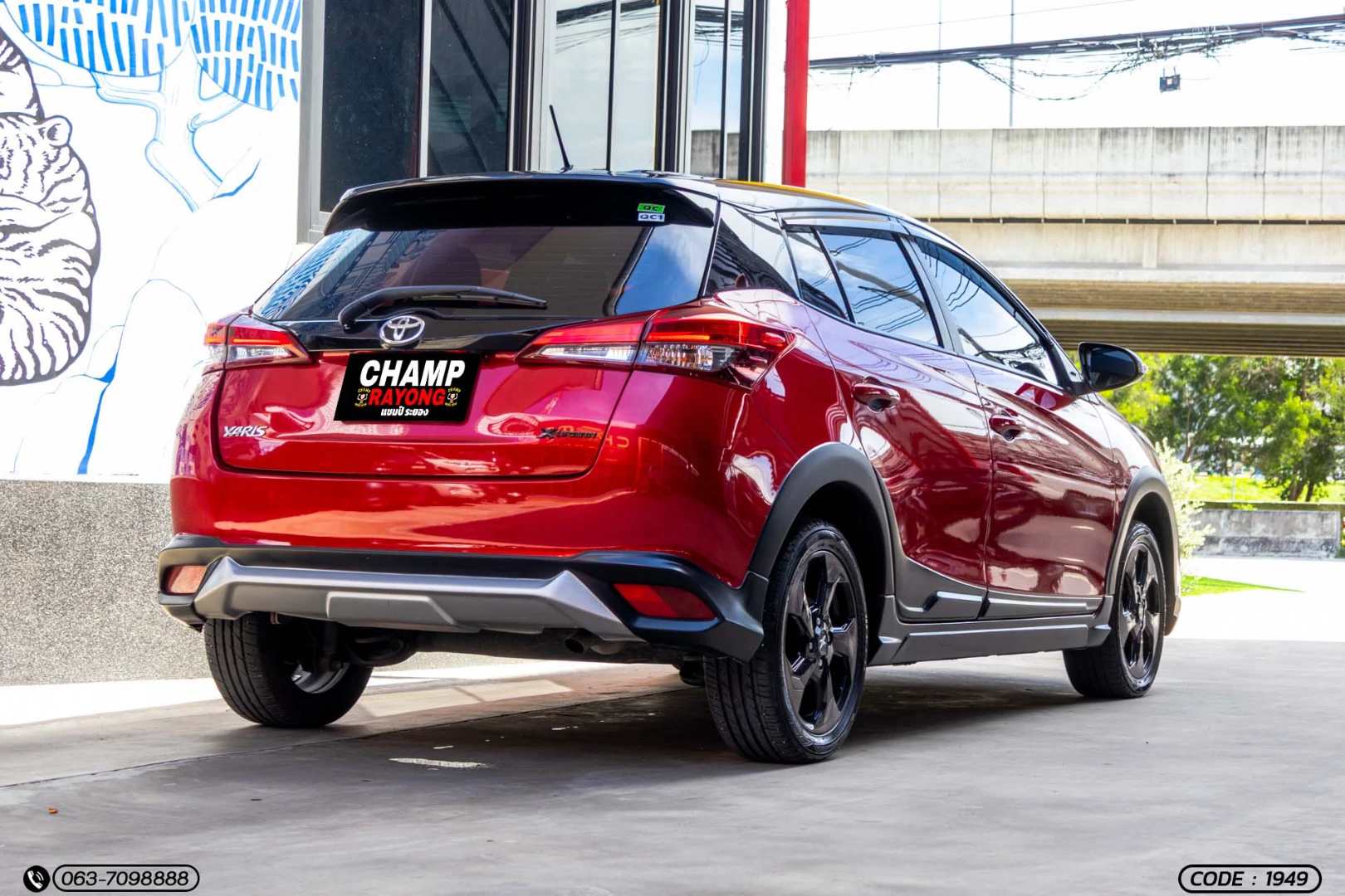 Toyota YARIS 1.2 SPORT PREMIUM X (BLACK ROOF) X-URBAN (MY20) (MNC) - ภาพย่อที่ 7