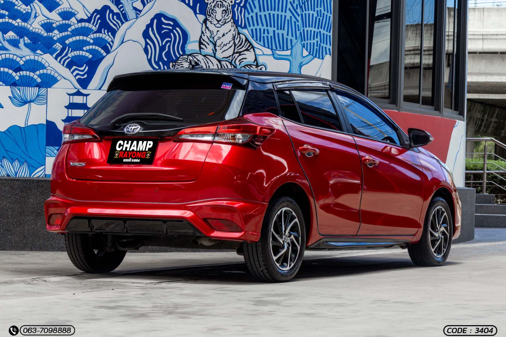 Toyota YARIS 1.2 SPORT PREMIUM (BLACK ROOF) (MY20) - ภาพย่อที่ 7