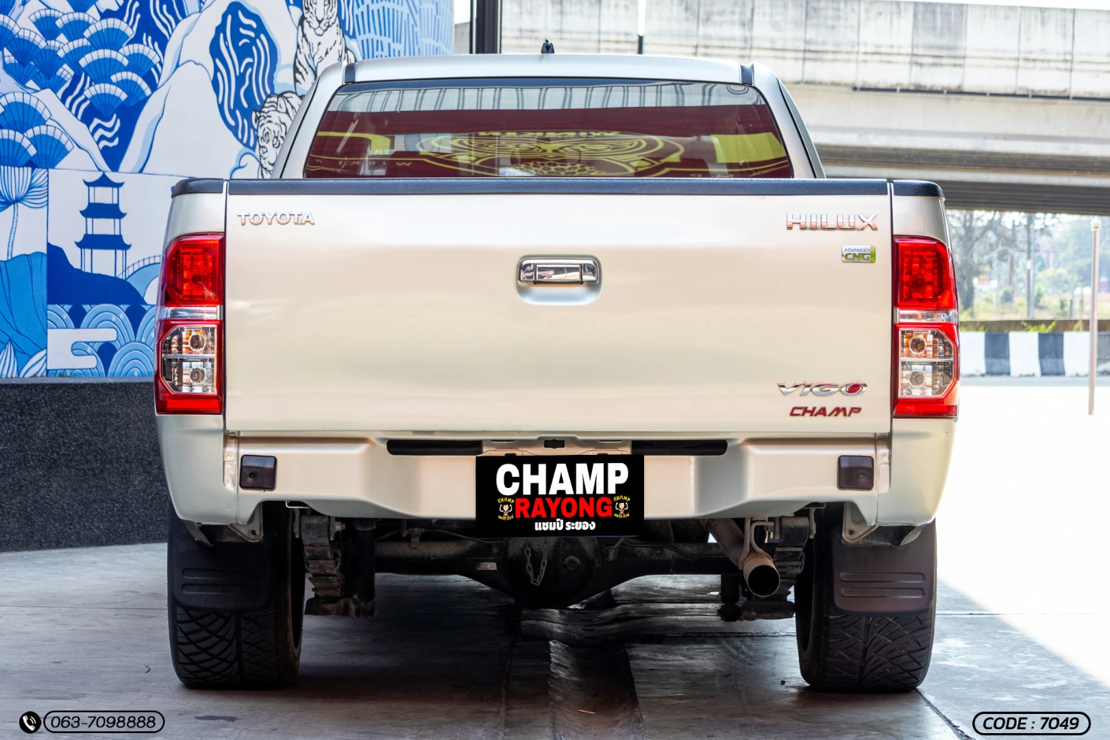 Toyota HILUX VIGO CHAMP SMART CAB 2.7 J (CNG) - ภาพย่อที่ 8